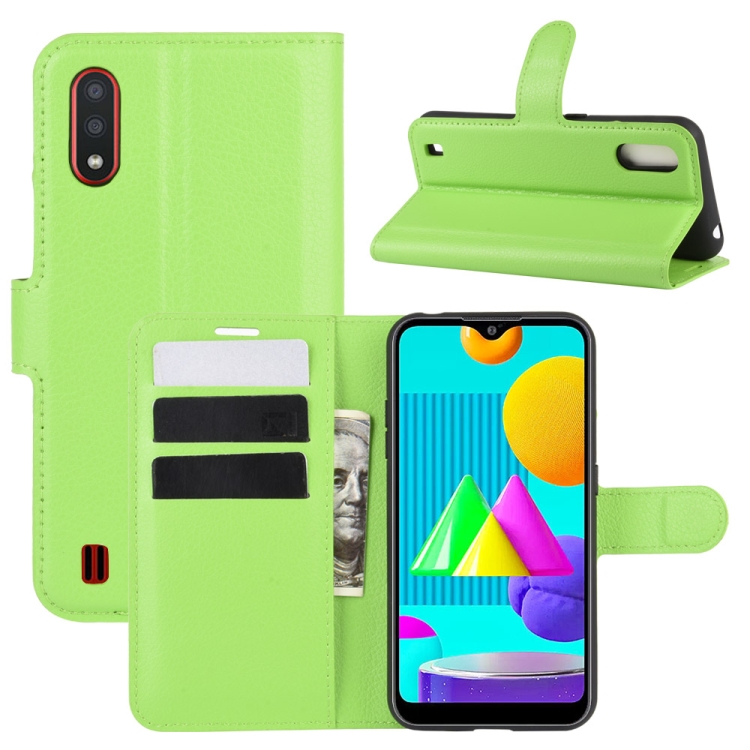 For Samsung Galaxy M01 Litchi Texture Horizontal Flip Protective Case with Holder & Card Slots & Wallet(Green)
For Samsung Galaxy M01 Litchi Texture Horizontal Flip Protective Case with Holder & Card Slots & Wallet(Green)
