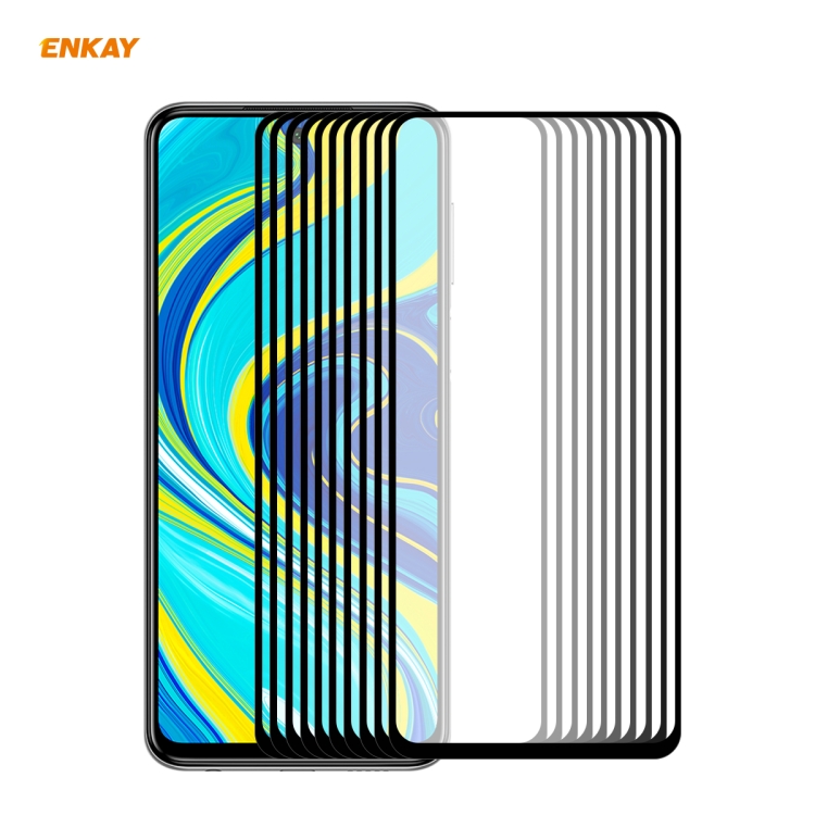For Redmi Note 9S / Note 9 Pro 10 PCS ENKAY Hat-Prince Full Glue 0.26mm 9H 2.5D Tempered Glass Full Coverage Film
For Redmi Note 9S / Note 9 Pro 10 PCS ENKAY Hat-Prince Full Glue 0.26mm 9H 2.5D Tempered Glass Full Coverage Film