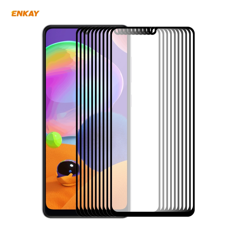 For Samsung Galaxy A31 10 PCS ENKAY Hat-Prince Full Glue 0.26mm 9H 2.5D Tempered Glass Full Coverage Film
For Samsung Galaxy A31 10 PCS ENKAY Hat-Prince Full Glue 0.26mm 9H 2.5D Tempered Glass Full Coverage Film