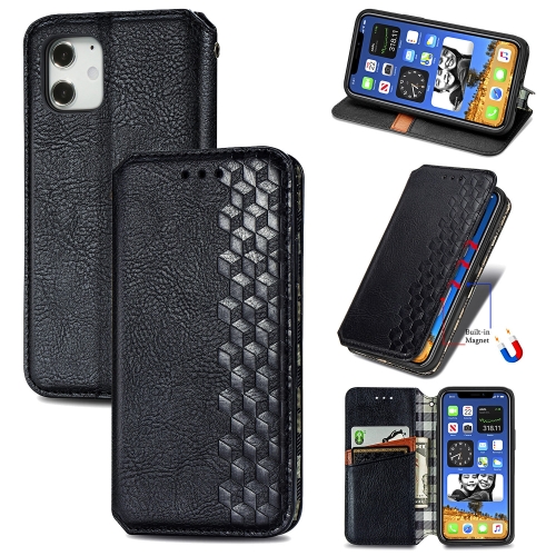 For iPhone 12 5.4 inch Cubic Grid Pressed Horizontal Flip Magnetic PU Leather Case with Holder & Card Slots & Wallet(Black)
For iPhone 12 5.4 inch Cubic Grid Pressed Horizontal Flip Magnetic PU Leather Case with Holder & Card Slots & Wallet(Black)