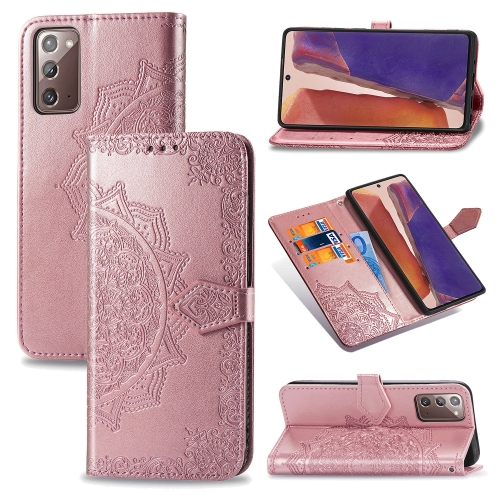 For Samsung Galaxy Note20 Halfway Mandala Embossing Pattern Horizontal Flip Leather Case with Holder & Card Slots & Wallet & Lanyard(Rose Gold)
For Samsung Galaxy Note20 Halfway Mandala Embossing Pattern Horizontal Flip Leather Case with Holder & Card Slots & Wallet & Lanyard(Rose Gold)