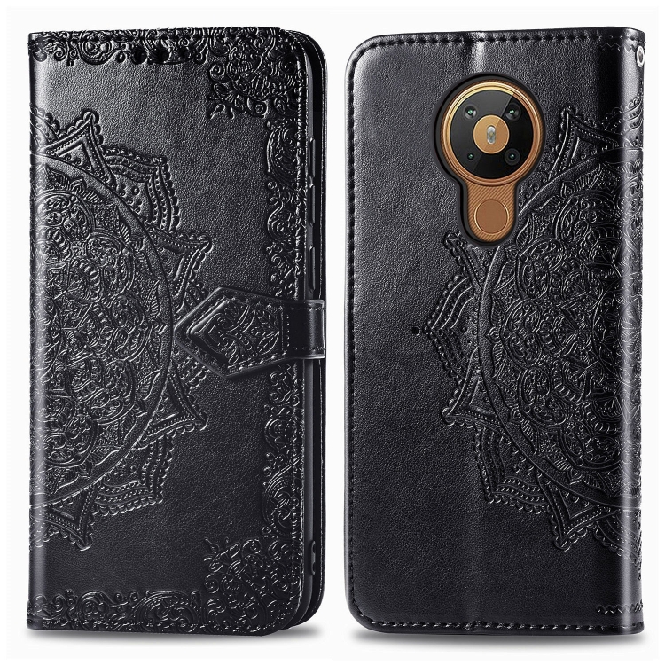 For Nokia 5.3 Mandala Flower Embossed Horizontal Flip Leather Case with Bracket / Card Slot / Wallet / Lanyard(Black)
For Nokia 5.3 Mandala Flower Embossed Horizontal Flip Leather Case with Bracket / Card Slot / Wallet / Lanyard(Black)