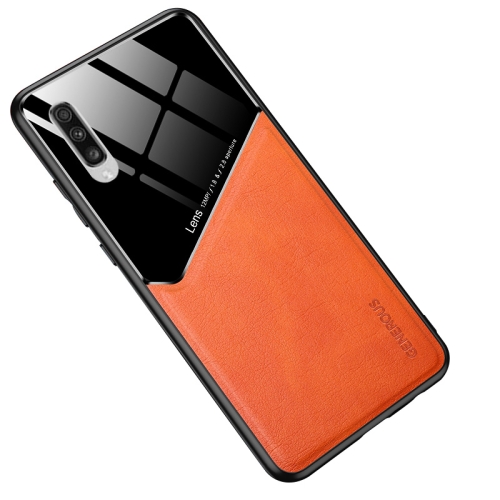 For Samsung Galaxy A70/A70s All-inclusive Leather + Organic Glass Phone Case with Metal Iron Sheet(Orange)
For Samsung Galaxy A70/A70s All-inclusive Leather + Organic Glass Phone Case with Metal Iron Sheet(Orange)
