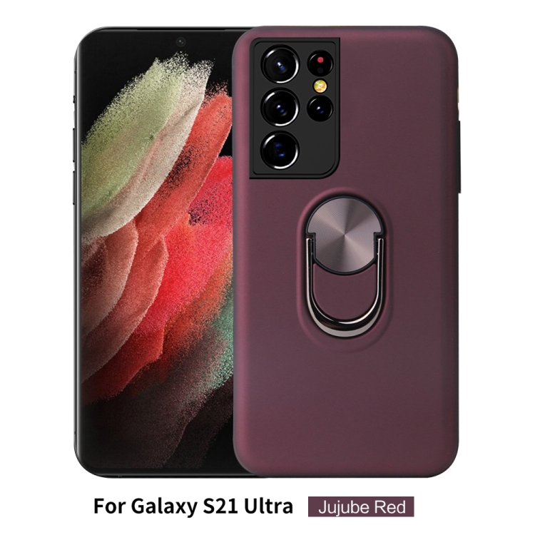 For Samsung Galaxy S21 UItra 5G 360 Rotary Multifunctional Stent PC+TPU Case with Magnetic Invisible Holder(Jujube Red)
For Samsung Galaxy S21 UItra 5G 360 Rotary Multifunctional Stent PC+TPU Case with Magnetic Invisible Holder(Jujube Red)