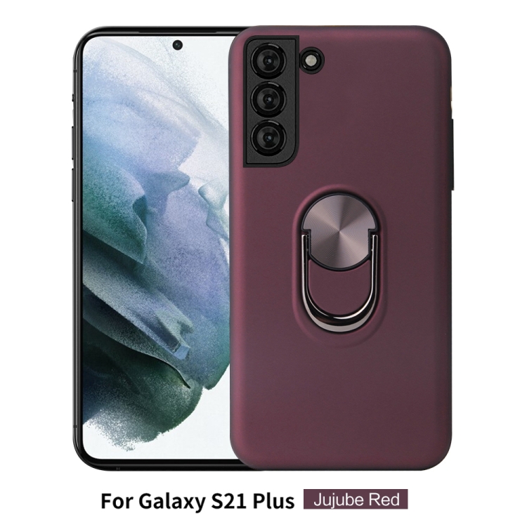 For Samsung Galaxy S21+ 5G 360 Rotary Multifunctional Stent PC+TPU Case with Magnetic Invisible Holder(Jujube Red)
For Samsung Galaxy S21+ 5G 360 Rotary Multifunctional Stent PC+TPU Case with Magnetic Invisible Holder(Jujube Red)