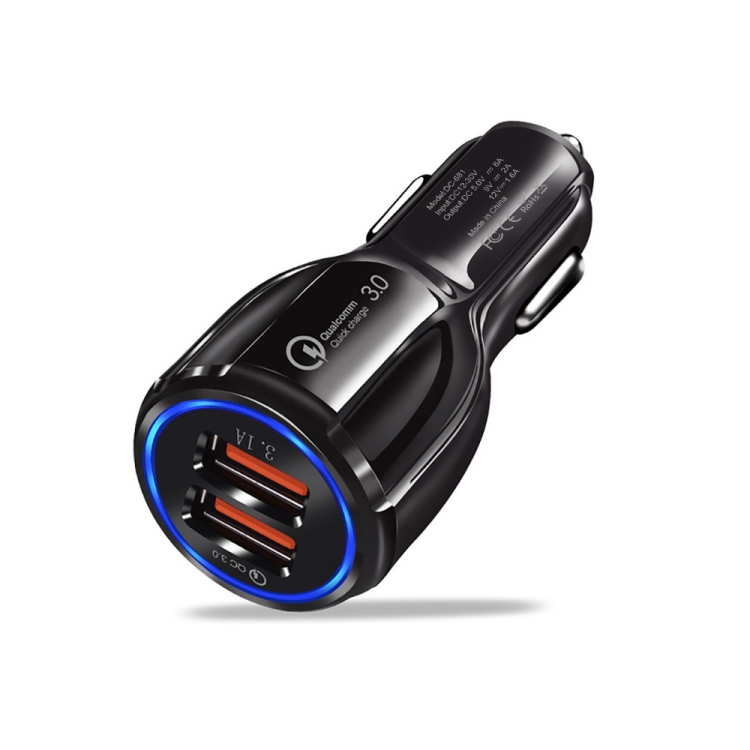 Qc3.0 Dual USB 6A Vehicle Fast Charger / Mobile Phone Tablet Fast Charging(Black)
Qc3.0 Dual USB 6A Vehicle Fast Charger / Mobile Phone Tablet Fast Charging(Black)