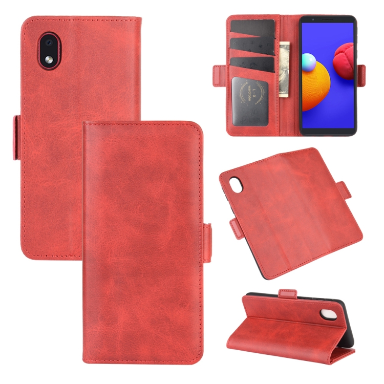 For Samsung Galaxy A01 Core / M01 Core Dual-side Magnetic Buckle Horizontal Flip Leather Case with Holder & Card Slots & Wallet(Red)
For Samsung Galaxy A01 Core / M01 Core Dual-side Magnetic Buckle Horizontal Flip Leather Case with Holder & Card Slots & Wallet(Red)