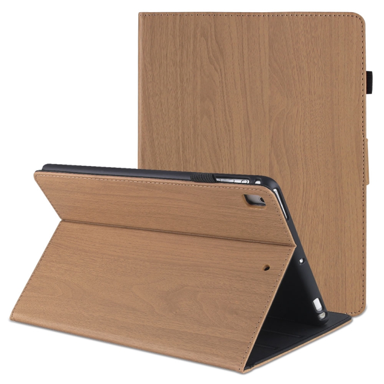 For iPad 10.2 inch 2019 Wood Grain PU Leather + TPU Soft Bottom Case with Holder & Sleep / Wake-up Function(Light Brown)
For iPad 10.2 inch 2019 Wood Grain PU Leather + TPU Soft Bottom Case with Holder & Sleep / Wake-up Function(Light Brown)