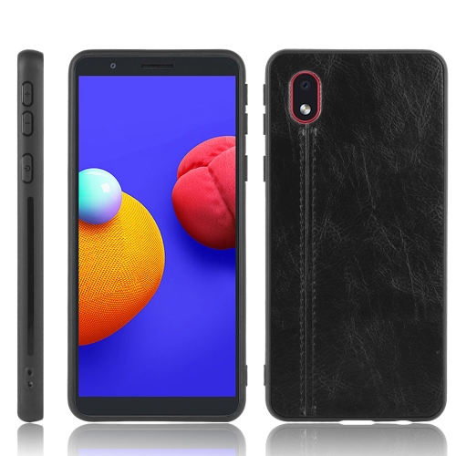 For Samsung Galaxy A01 Core / M01 Core Shockproof Sewing Cow Pattern Skin PC + PU + TPU Case(Black)
For Samsung Galaxy A01 Core / M01 Core Shockproof Sewing Cow Pattern Skin PC + PU + TPU Case(Black)