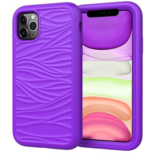 For iPhone 11 Wave Pattern 3 in 1 Silicone+PC Shockproof Protective Case(Purple)
For iPhone 11 Wave Pattern 3 in 1 Silicone+PC Shockproof Protective Case(Purple)