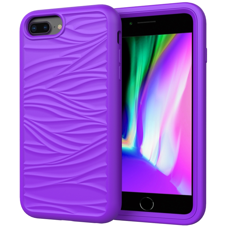 For iPhone 6/7/8G Wave Pattern 3 in 1 Silicone+PC Shockproof Protective Case(Purple)
For iPhone 6/7/8G Wave Pattern 3 in 1 Silicone+PC Shockproof Protective Case(Purple)