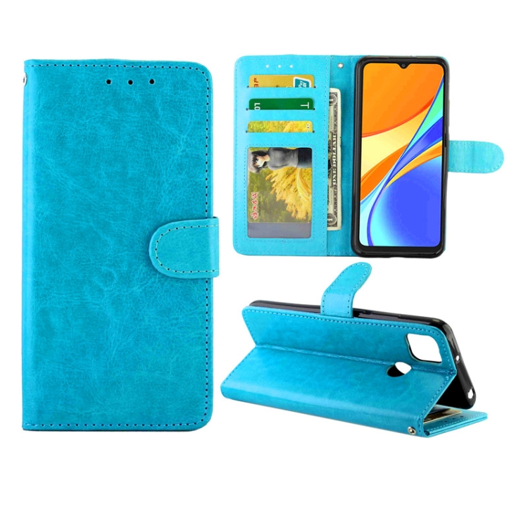 For Xiaomi Redmi 9C Crazy Horse Texture Leather Horizontal Flip Protective Case with Holder & Card Slots & Wallet & Photo Frame(baby Blue)
For Xiaomi Redmi 9C Crazy Horse Texture Leather Horizontal Flip Protective Case with Holder & Card Slots & Wallet & Photo Frame(baby Blue)