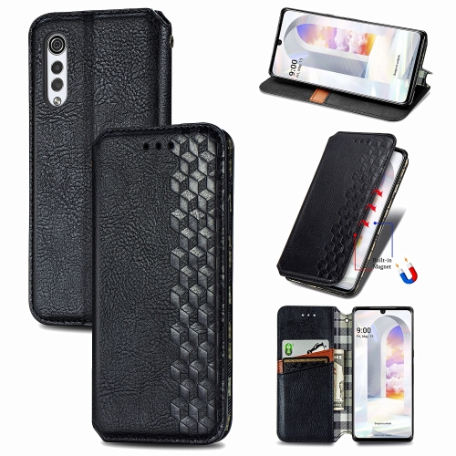 For LG Velvet 5G Cubic Grid Pressed Horizontal Flip Magnetic PU Leather Case with Holder & Card Slots & Wallet(Black)
For LG Velvet 5G Cubic Grid Pressed Horizontal Flip Magnetic PU Leather Case with Holder & Card Slots & Wallet(Black)