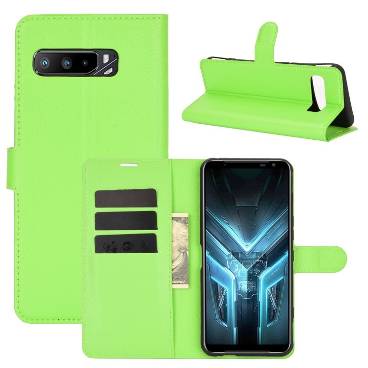 For Asus ROG Phone 3 ZS661KS Litchi Texture Horizontal Flip Protective Case with Holder & Card Slots & Wallet(Green)
For Asus ROG Phone 3 ZS661KS Litchi Texture Horizontal Flip Protective Case with Holder & Card Slots & Wallet(Green)