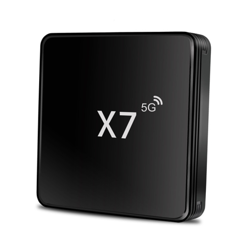 

X7 4K Ultra HD Smart TV Network Set-top Box Dual-band 5G WiFi Android Box Player, Amlogic S905 L2 64bits Quad-Core Cortex-A53 1.5GHz, Memory:2GB+16GB(EU Plug)