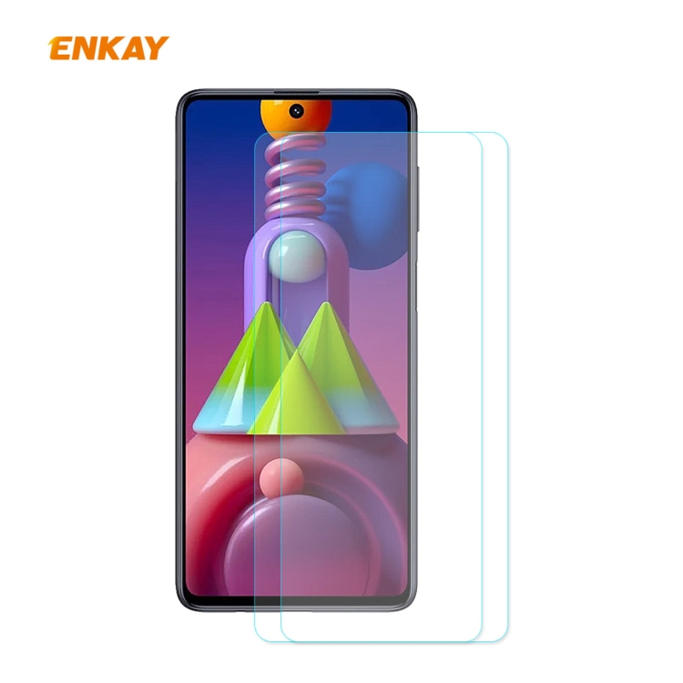 For Samsung Galaxy M51 2 PCS ENKAY Hat-Prince 0.26mm 9H 2.5D Curved Edge Tempered Glass Film
For Samsung Galaxy M51 2 PCS ENKAY Hat-Prince 0.26mm 9H 2.5D Curved Edge Tempered Glass Film