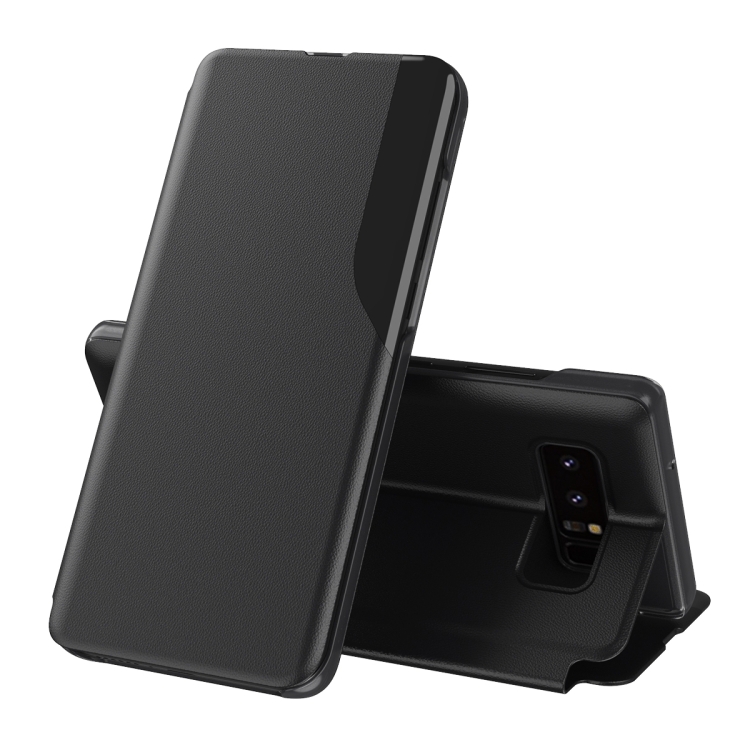 For Samsung Galaxy Note 8 Side Display Magnetic Shockproof Horizontal Flip Leather Case with Holder(Black)
For Samsung Galaxy Note 8 Side Display Magnetic Shockproof Horizontal Flip Leather Case with Holder(Black)