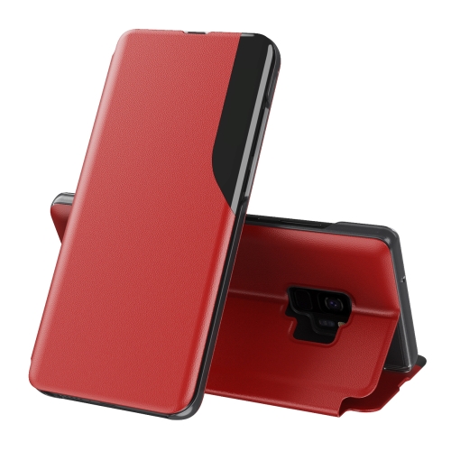 For Samsung Galaxy S9 Plus Side Display Magnetic Shockproof Horizontal Flip Leather Case with Holder(Red)
For Samsung Galaxy S9 Plus Side Display Magnetic Shockproof Horizontal Flip Leather Case with Holder(Red)