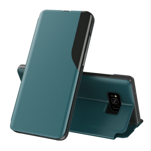 For Samsung Galaxy S8 Side Display Magnetic Shockproof Horizontal Flip Leather Case with Holder(Green)
For Samsung Galaxy S8 Side Display Magnetic Shockproof Horizontal Flip Leather Case with Holder(Green)