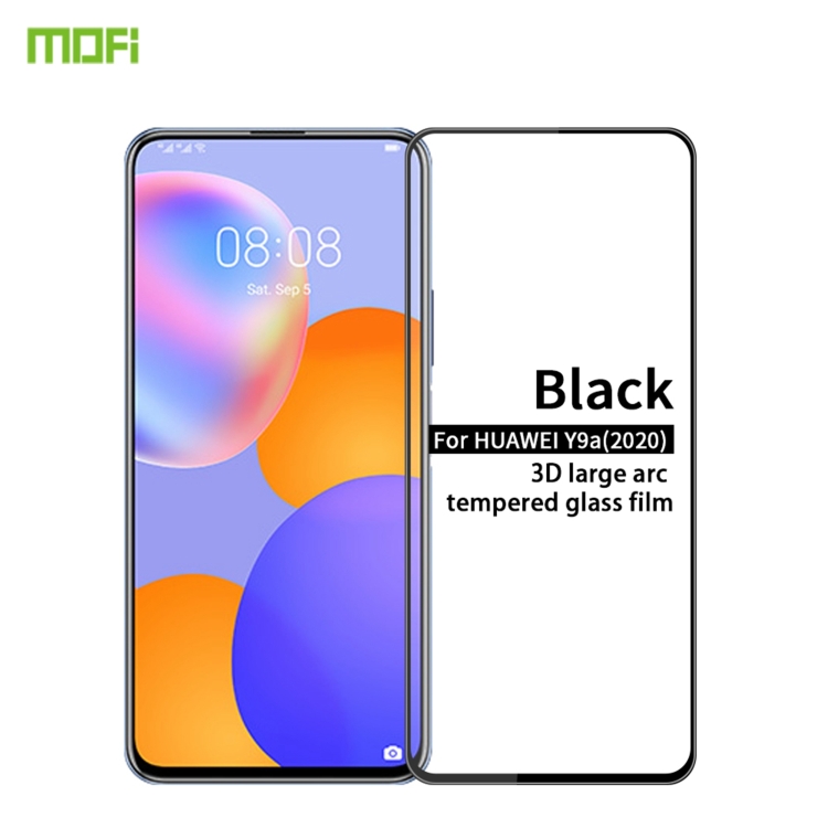 For Huawei Y9a 2020 MOFI 9H 3D Explosion-proof Curved Screen Tempered Glass Film(Black)
For Huawei Y9a 2020 MOFI 9H 3D Explosion-proof Curved Screen Tempered Glass Film(Black)