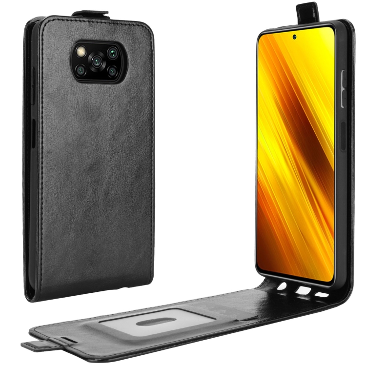 For Xiaomi Poco X3/X3 NFC R64 Texture Single Vertical Flip Leather Protective Case with Card Slots & Photo Frame(Black)
For Xiaomi Poco X3/X3 NFC R64 Texture Single Vertical Flip Leather Protective Case with Card Slots & Photo Frame(Black)