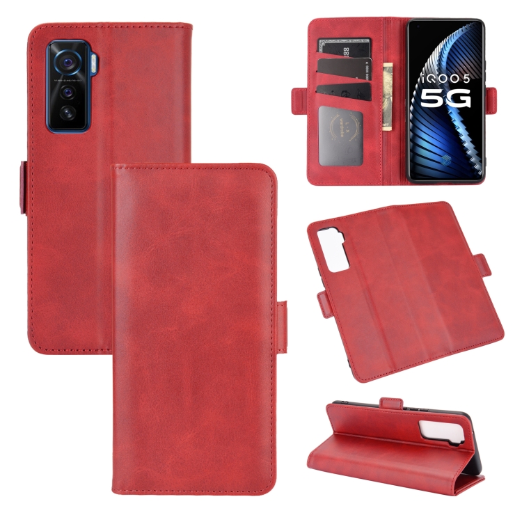 For vivo iQOO 5 5G Dual-side Magnetic Buckle Horizontal Flip Leather Case with Holder & Card Slots & Wallet(Red)
For vivo iQOO 5 5G Dual-side Magnetic Buckle Horizontal Flip Leather Case with Holder & Card Slots & Wallet(Red)