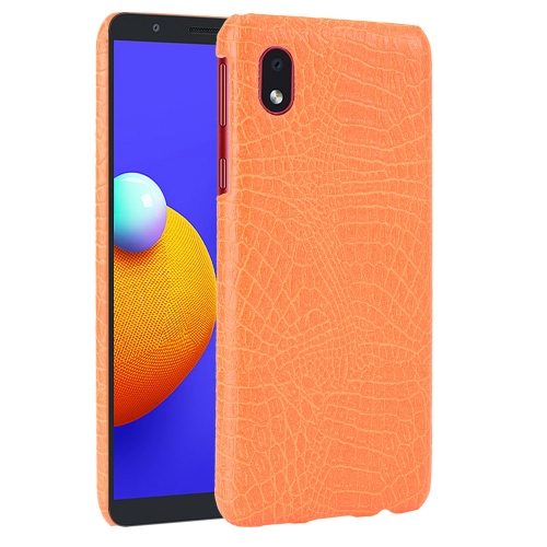 For Samsung Galaxy A01 Core Shockproof Crocodile Texture PC + PU Case(Orange)
For Samsung Galaxy A01 Core Shockproof Crocodile Texture PC + PU Case(Orange)