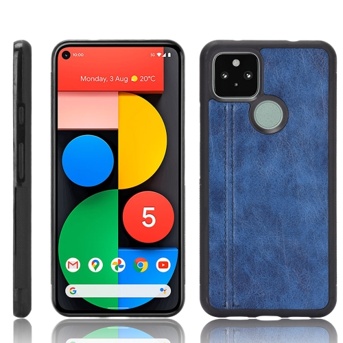 For Google Pixel 5 Shockproof Sewing Cow Pattern Skin PC + PU + TPU Case(Blue)
For Google Pixel 5 Shockproof Sewing Cow Pattern Skin PC + PU + TPU Case(Blue)