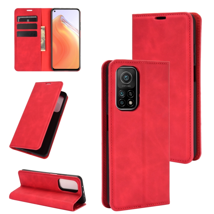 For Xiaomi Mi 10T / 10T Pro Retro-skin Business Magnetic Suction Leather Case with Holder & Card Slots & Wallet(Red)
For Xiaomi Mi 10T / 10T Pro Retro-skin Business Magnetic Suction Leather Case with Holder & Card Slots & Wallet(Red)