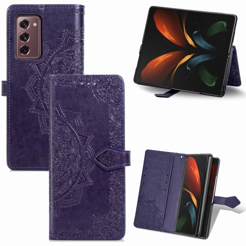 For Samsung Galaxy Z Fold2 Mandala Flower Embossed Horizontal Flip Leather Case with Bracket / Card Slot / Wallet / Lanyard(Purple)
For Samsung Galaxy Z Fold2 Mandala Flower Embossed Horizontal Flip Leather Case with Bracket / Card Slot / Wallet / Lanyard(Purple)