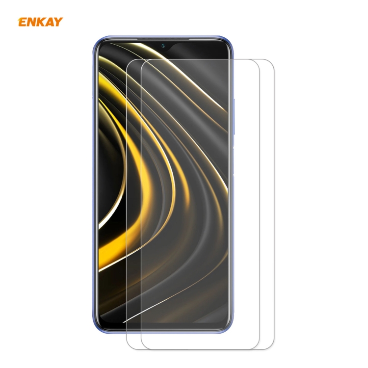 For Xiaomi Poco M3 2 PCS ENKAY Hat-Prince 0.26mm 9H 2.5D Curved Edge Tempered Glass Film
For Xiaomi Poco M3 2 PCS ENKAY Hat-Prince 0.26mm 9H 2.5D Curved Edge Tempered Glass Film