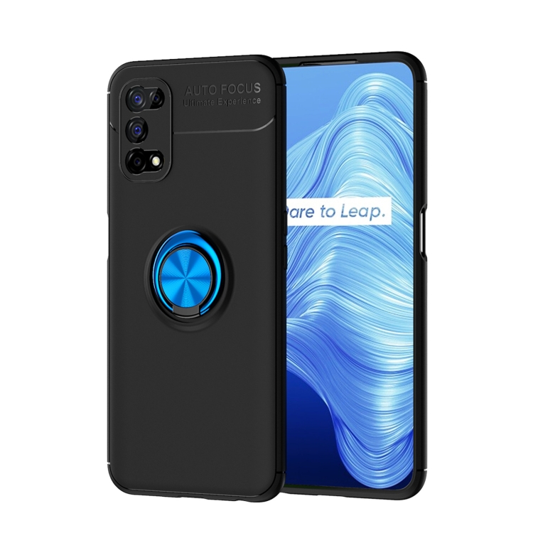For OPPO Realme 7 Pro Metal Ring Holder 360 Degree Rotating TPU Case(Black+Blue)
For OPPO Realme 7 Pro Metal Ring Holder 360 Degree Rotating TPU Case(Black+Blue)