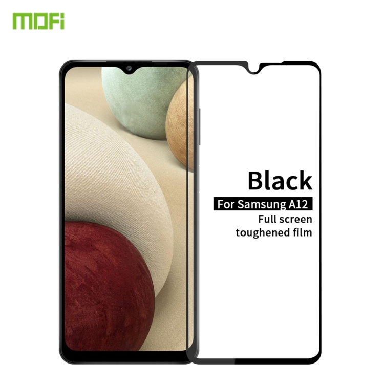 For Samsung Galaxy A12 MOFI 9H 2.5D Full Screen Tempered Glass Film(Black)
For Samsung Galaxy A12 MOFI 9H 2.5D Full Screen Tempered Glass Film(Black)