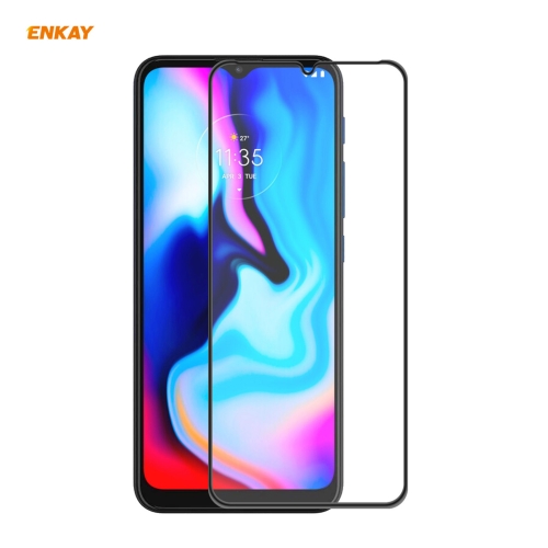 For Motorola Moto E7 Plus ENKAY Hat-Prince Anti-drop Full Glue Tempered Glass Full Screen Film Anti-fall Protector
For Motorola Moto E7 Plus ENKAY Hat-Prince Anti-drop Full Glue Tempered Glass Full Screen Film Anti-fall Protector