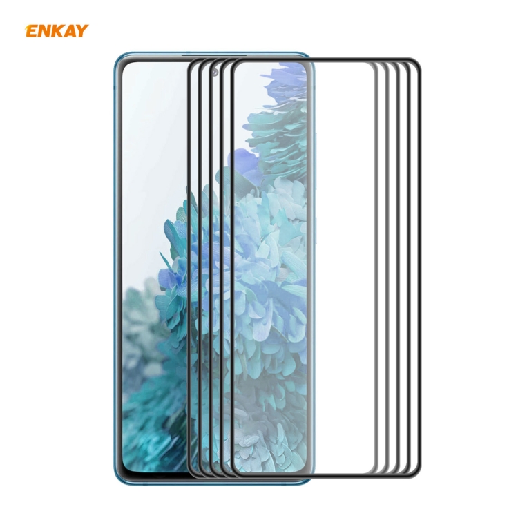 For Samsung Galaxy S20 FE 5G 5 PCS ENKAY Hat-Prince Anti-drop Full Glue Tempered Glass Full Screen Film Anti-fall Protector
For Samsung Galaxy S20 FE 5G 5 PCS ENKAY Hat-Prince Anti-drop Full Glue Tempered Glass Full Screen Film Anti-fall Protector