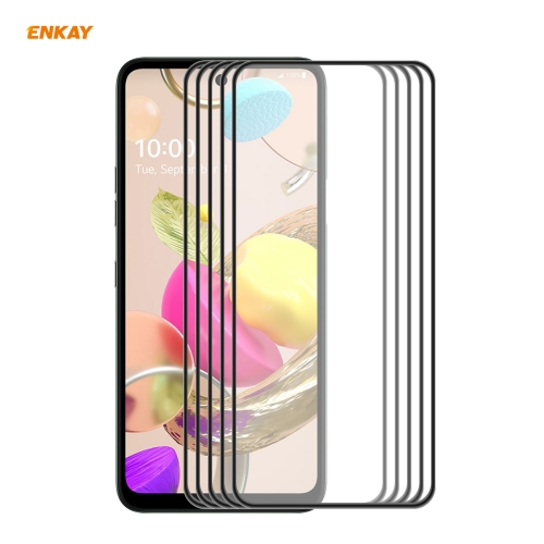 For LG K42 / K52 / K62 5 PCS ENKAY Hat-Prince Anti-drop Full Glue Tempered Glass Full Screen Film Anti-fall Protector
For LG K42 / K52 / K62 5 PCS ENKAY Hat-Prince Anti-drop Full Glue Tempered Glass Full Screen Film Anti-fall Protector
