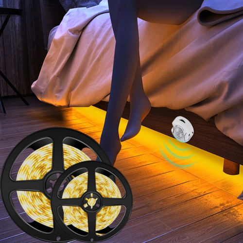 3m Wireless PIR Motion Sensor LED Strip Light 12V Smart Stair Cabinet Wall Lamp, EU plug(Warm white Light)
3m Wireless PIR Motion Sensor LED Strip Light 12V Smart Stair Cabinet Wall Lamp, EU plug(Warm white Light)