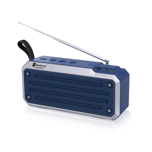 

NewRixing NR4018FM TWS Portable Stereo Bluetooth Speaker, Support TF Card / FM / 3.5mm AUX / U Disk / Hands-free Call(Blue)