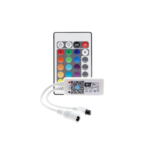 Smart Phone Control Music and Timer Mode Home Mini WIFI LED RGB Controller, type:RGBW IR Controller
Smart Phone Control Music and Timer Mode Home Mini WIFI LED RGB Controller, type:RGBW IR Controller