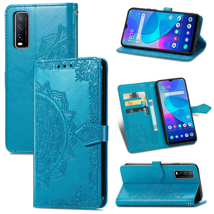 For vivo Y20 Mandala Flower Embossed Horizontal Flip Leather Case with Holder & Three Card Slots & Wallet & Lanyard(Blue)
For vivo Y20 Mandala Flower Embossed Horizontal Flip Leather Case with Holder & Three Card Slots & Wallet & Lanyard(Blue)