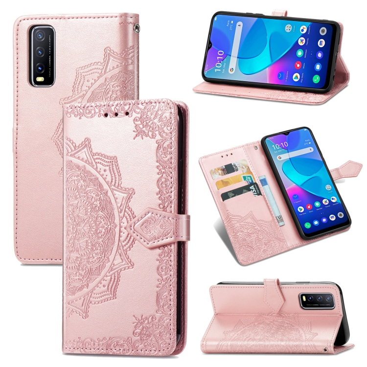 For vivo Y20 Mandala Flower Embossed Horizontal Flip Leather Case with Holder & Three Card Slots & Wallet & Lanyard(Rose Gold)
For vivo Y20 Mandala Flower Embossed Horizontal Flip Leather Case with Holder & Three Card Slots & Wallet & Lanyard(Rose Gold)
