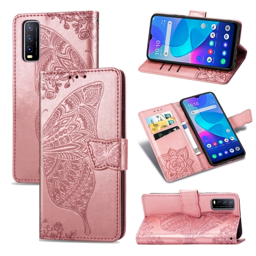 For vivo Y20 Butterfly Love Flower Embossed Horizontal Flip Leather Case with Bracket / Card Slot / Wallet / Lanyard(Rose Gold)
For vivo Y20 Butterfly Love Flower Embossed Horizontal Flip Leather Case with Bracket / Card Slot / Wallet / Lanyard(Rose Gold)