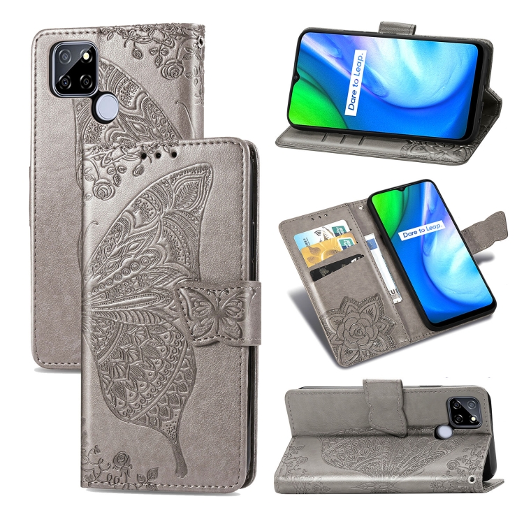 For OPPO Realme V3 Butterfly Love Flower Embossed Horizontal Flip Leather Case with Bracket / Card Slot / Wallet / Lanyard(Gray)
For OPPO Realme V3 Butterfly Love Flower Embossed Horizontal Flip Leather Case with Bracket / Card Slot / Wallet / Lanyard(Gray)