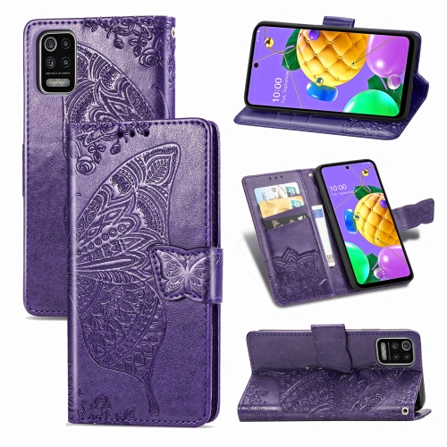 For LG K52 Butterfly Love Flower Embossed Horizontal Flip Leather Case with Bracket / Card Slot / Wallet / Lanyard(Dark Purple)
For LG K52 Butterfly Love Flower Embossed Horizontal Flip Leather Case with Bracket / Card Slot / Wallet / Lanyard(Dark Purple)