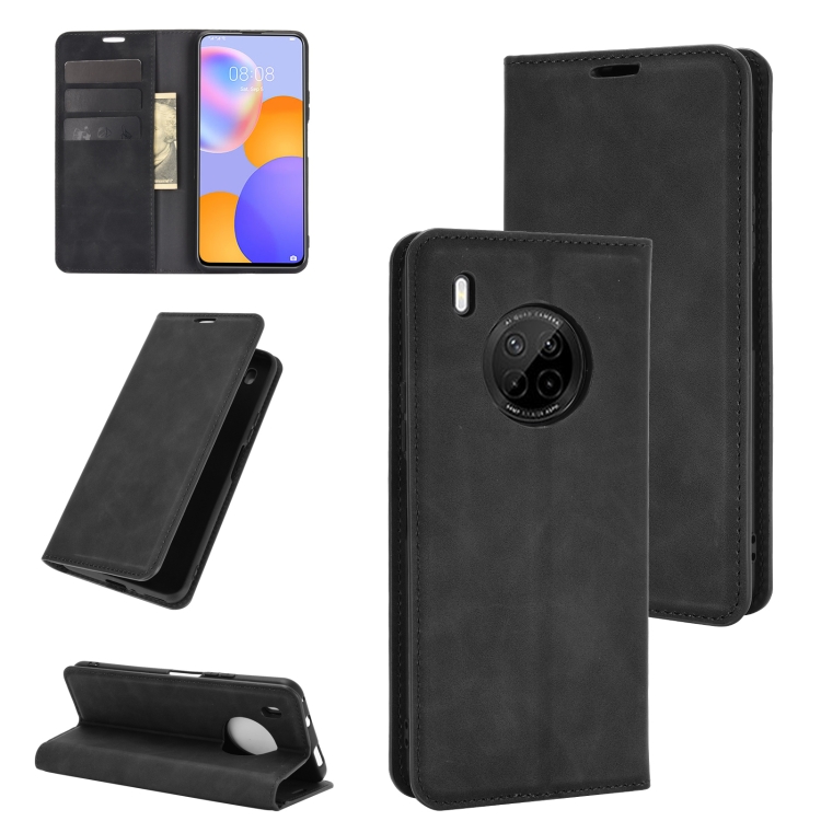 For Huawei Y9A / Enjoy 20 Plus 5G Retro-skin Business Magnetic Suction Leather Case with Holder & Card Slots & Wallet(Black)
For Huawei Y9A / Enjoy 20 Plus 5G Retro-skin Business Magnetic Suction Leather Case with Holder & Card Slots & Wallet(Black)