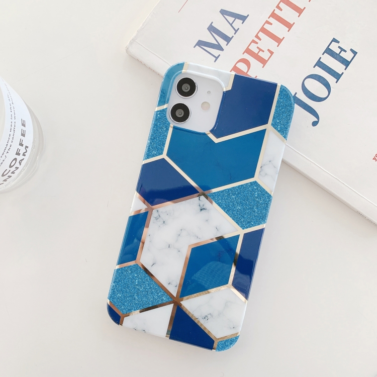 Glitter Powder Electroplated Marble TPU Phone Case For iPhone 12 Pro Max(Blue)
Glitter Powder Electroplated Marble TPU Phone Case For iPhone 12 Pro Max(Blue)