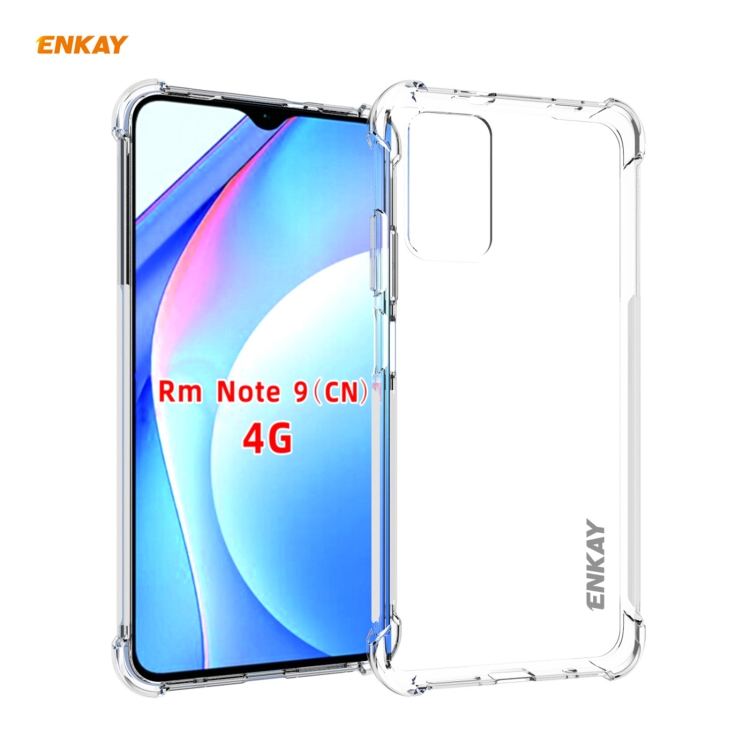 For Xiaomi Redmi Note 9 4G / Redmi 9 Power Hat-Prince ENKAY Clear TPU Shockproof Case Soft Anti-slip Cover
For Xiaomi Redmi Note 9 4G / Redmi 9 Power Hat-Prince ENKAY Clear TPU Shockproof Case Soft Anti-slip Cover