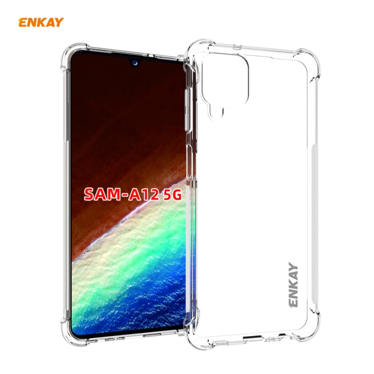 For Samsung Galaxy A12 Hat-Prince ENKAY Clear TPU Shockproof Case Soft Anti-slip Cover
For Samsung Galaxy A12 Hat-Prince ENKAY Clear TPU Shockproof Case Soft Anti-slip Cover