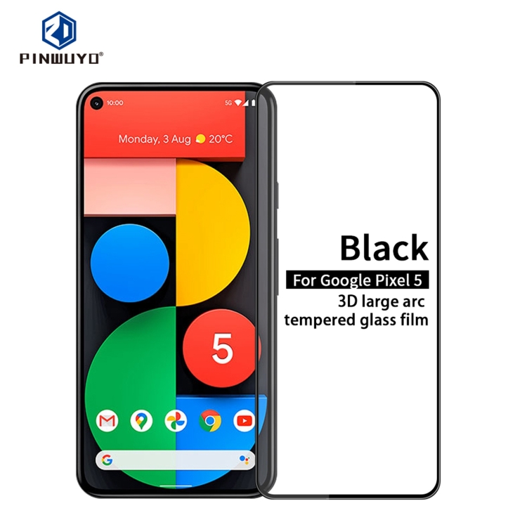 For Google Pixel 5 PINWUYO 9H 3D Curved Full Screen Explosion-proof Tempered Glass Film(Black)
For Google Pixel 5 PINWUYO 9H 3D Curved Full Screen Explosion-proof Tempered Glass Film(Black)