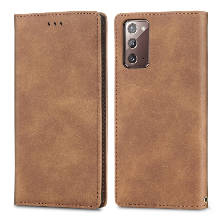 For Samsung Galaxy Note20 Retro Skin Feel Business Magnetic Horizontal Flip Leather Case with Holder & Card Slots & Wallet & Photo Frame(Brown)
For Samsung Galaxy Note20 Retro Skin Feel Business Magnetic Horizontal Flip Leather Case with Holder & Card Slots & Wallet & Photo Frame(Brown)